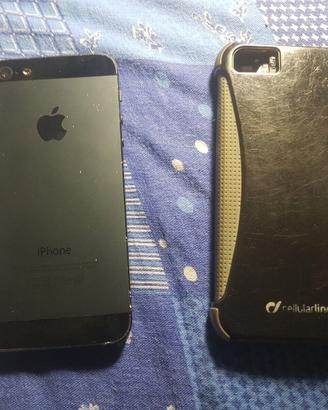 Doppia Coppia Apple iPhone 5 A1429 Ardesia ricambi