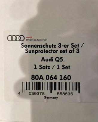 Sistema di protezione dal sole originale AUDI