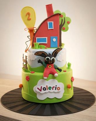 Torta scenografica compleanno tema Bing