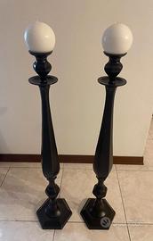 Candelabri da pavimento 1m stile classico nero