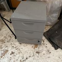 Cassettiera in ferro con chiave