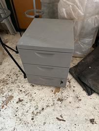 Cassettiera in ferro con chiave