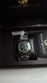 Philip Watch Caribe Cronografo Nero 42mm NUOVO