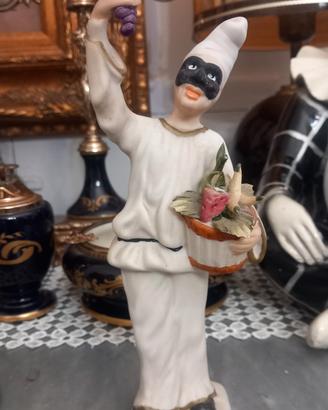 pulcinella porcellana capodimonte vintage anni 60