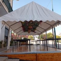 Copertura Gazebo  4x8 m in PVC800 completa