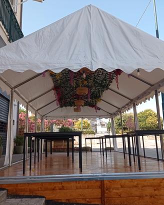Copertura Gazebo  4x8 m in PVC800 completa