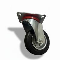 12 Ruote girevoli in gomma - carico max  95kg