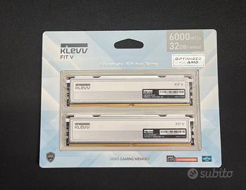 KLEVV FIT V DDR5 32GB 6000MT/s CL30 2x16GB