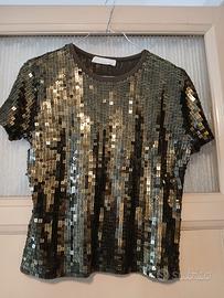 Maglietta con paiette