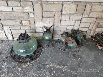 Set lampadari vintage esterno