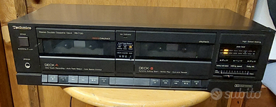 Stereo technics double cassette RS T130