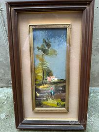 Quadro olio su faesite  46x26