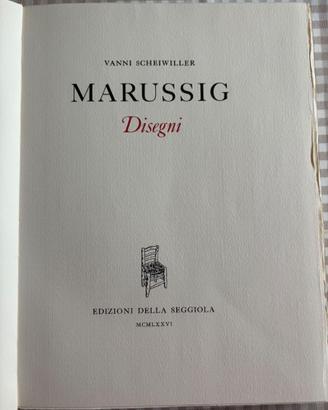 Marussig Disegni Scheiwiller - numerato