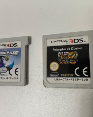 2 giochi per Nintendo 3ds