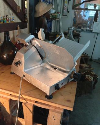 Affettatrice professionale ma a 220v lama cm 25