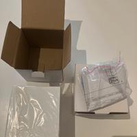 Coppia di faretti a cubo da parete