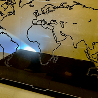 Teca World Memories – Contenitore souvenir mappa