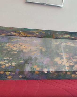 Quadro proseguito su cornice - "Ninfee" Monet