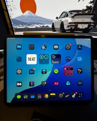 iPad Pro 12,9” M1 256GB Wi-Fi + Pencil + Cover