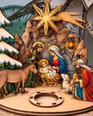 natale oggettistica in legno