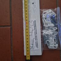 Binario doppio per tende scorrevoli