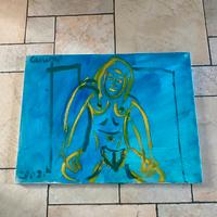 quadro tela originale Stefano Caglioni del 2002