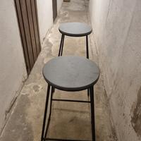 Coppia di sgabelli alti