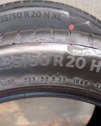 2 gomme estive Continental 235/50 R20 104 H XL