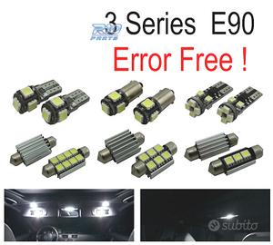 KIT 15 LAMPADE LED INTERNE BMW E90 SEDAN 320D 320D