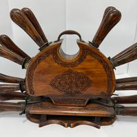 Antico set vintage di coltelli e forchette indiani