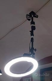 Ring light Neewer + asta per montaggio