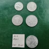 Monete Repubblica Italiana, anni 1948, 1949, 1950