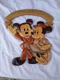 quadro Minnie e Topolino