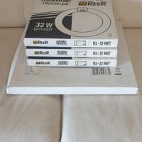 Lampade circolari al neon