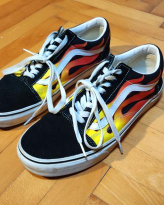 Vans old skool flame 43