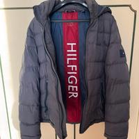 Piumino uomo Tommy Hilfiger grigio rosso