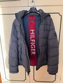 Piumino uomo Tommy Hilfiger grigio rosso