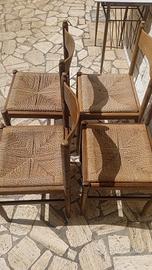 4 sedie vintage