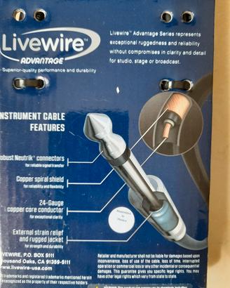 Cavo Jack per connettere strumenti musicali