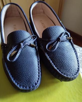 Scarpe da barca 36 marca il laccio blu navy 