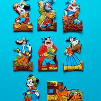 8 figurine plasteco formaggino Mio anni '70