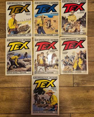 Lotto 9 volumi TEX "I TEXONI" - Albi Speciali (Cos