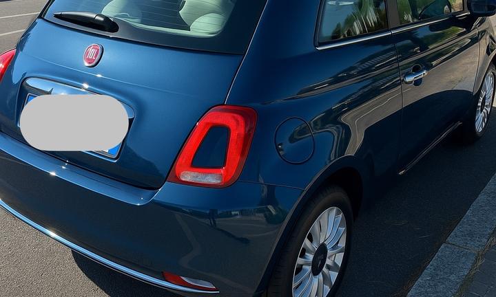 Fiat 500 1.2 GPL Dolcevita blu dipinto di blu