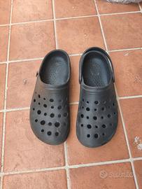 simil crocs nere da donna