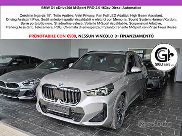 BMW X1 XDrive MSport Tetto C.19" Cam M-Sport New 