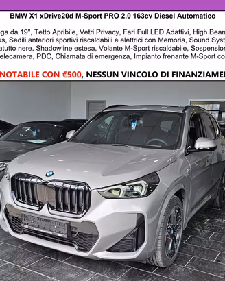 BMW X1 XDrive MSport Tetto C.19" Cam M-Sport New 