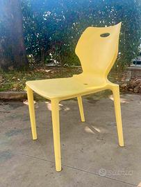 Sedie di design gialle impilabili indoor/outdoor