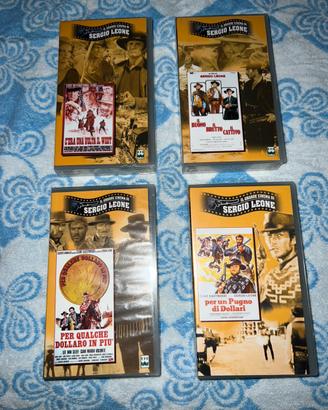 Cassette sergio leone  western collezione mai aper