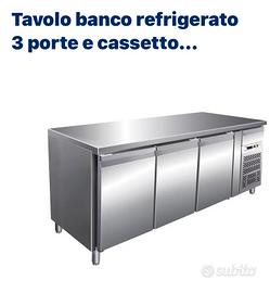 Banco  frigo in acciaio