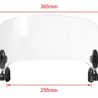 Deflettore snodabile per parabrezza